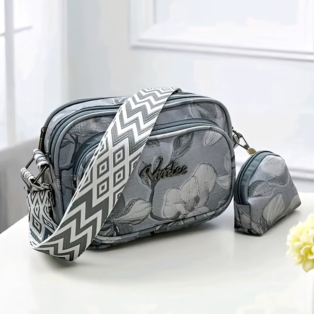 Kate Linn India Floral PU Sling Bag