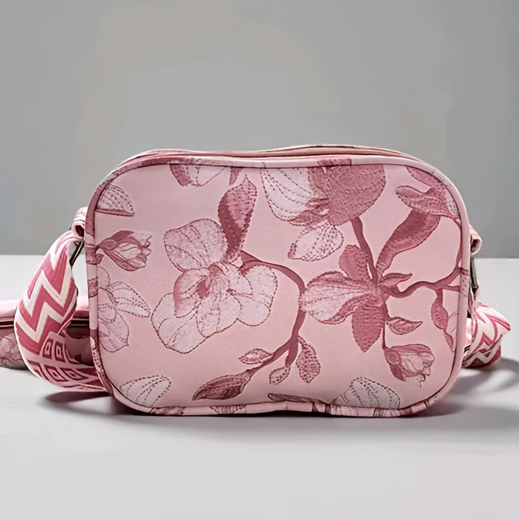 Kate Linn India Floral PU Sling Bag