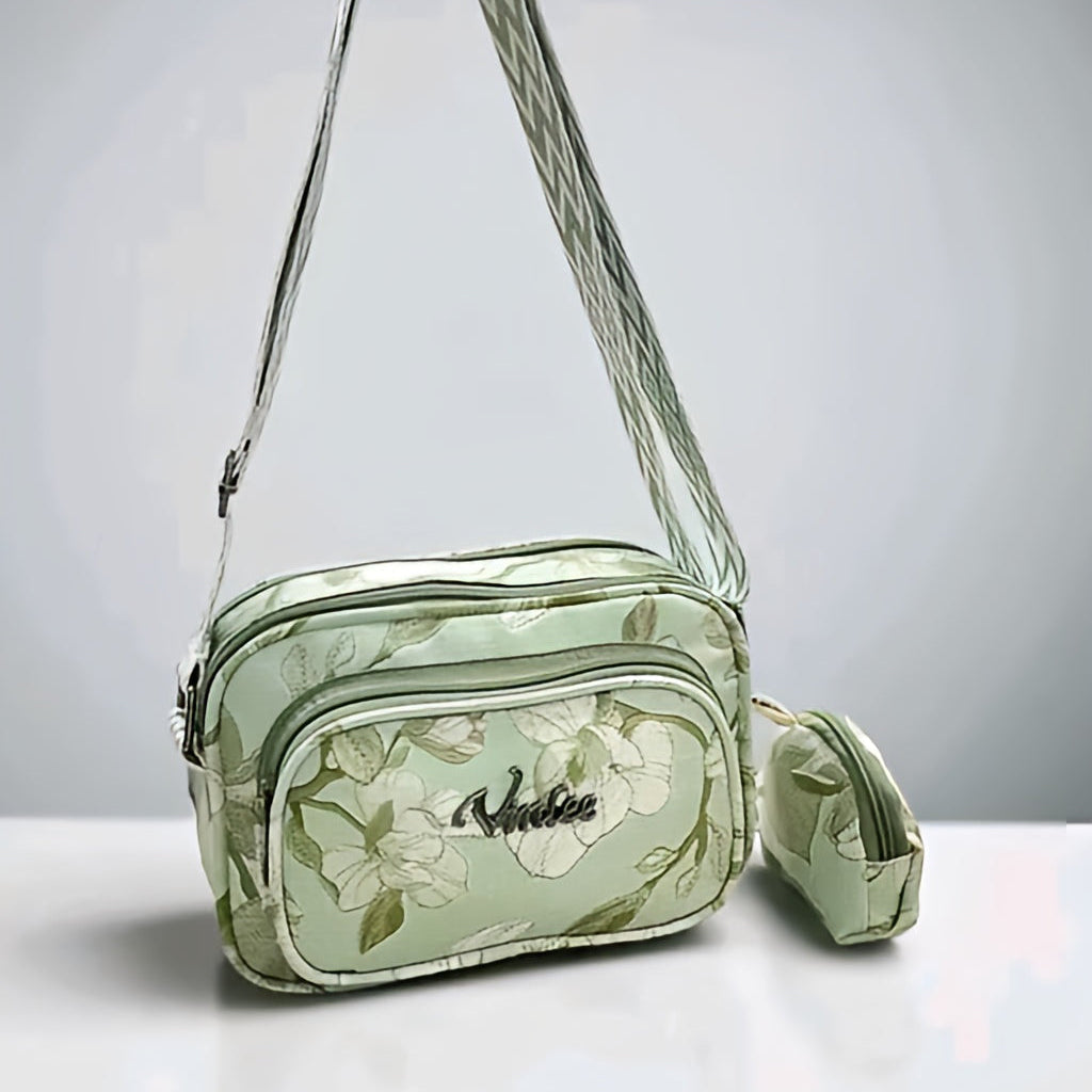Kate Linn India Floral PU Sling Bag