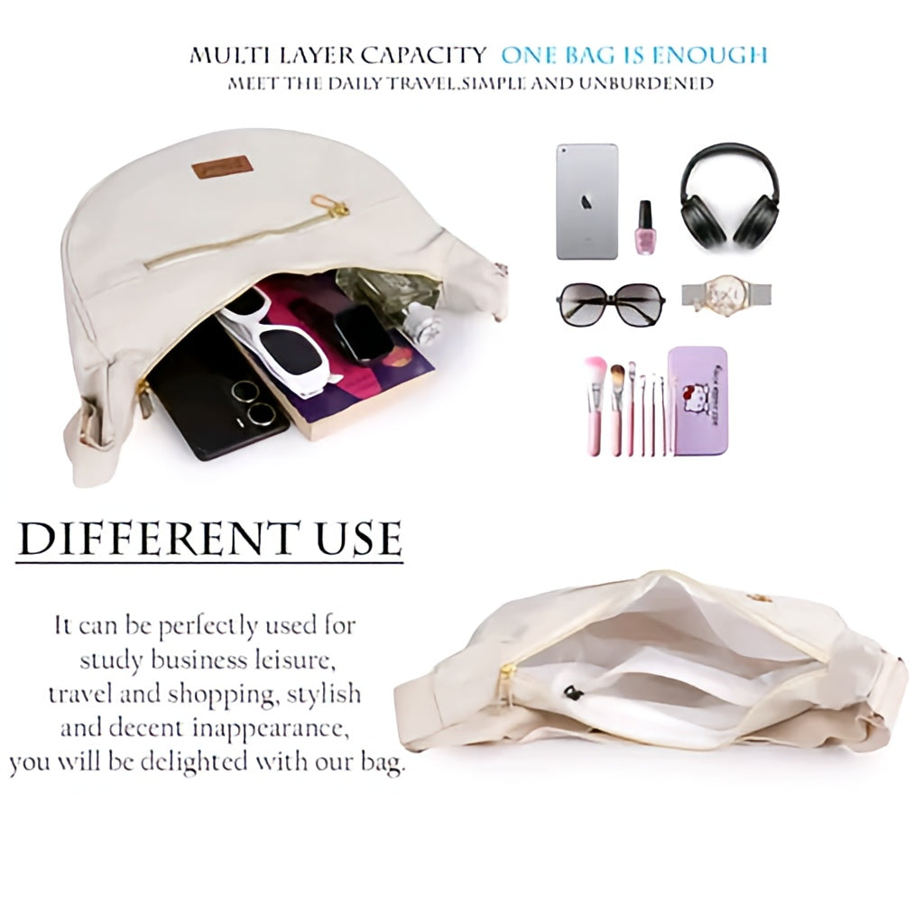 Small Half-Moon Crescent Shoulder Bag