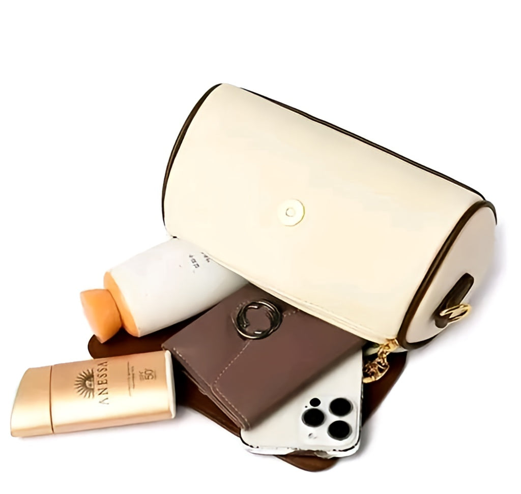 NRST Two-Tone Cylindrical Sling Bag