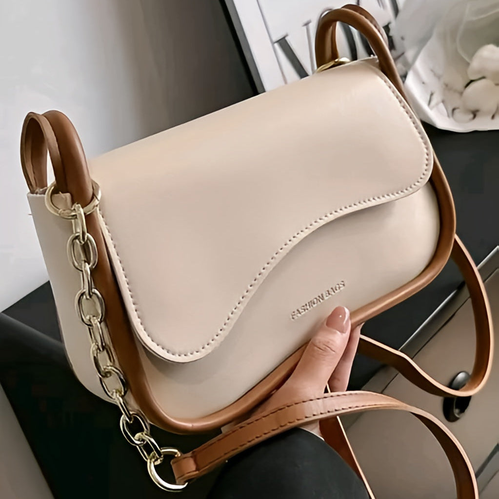 Korean Design Two-Tone Sling Bag