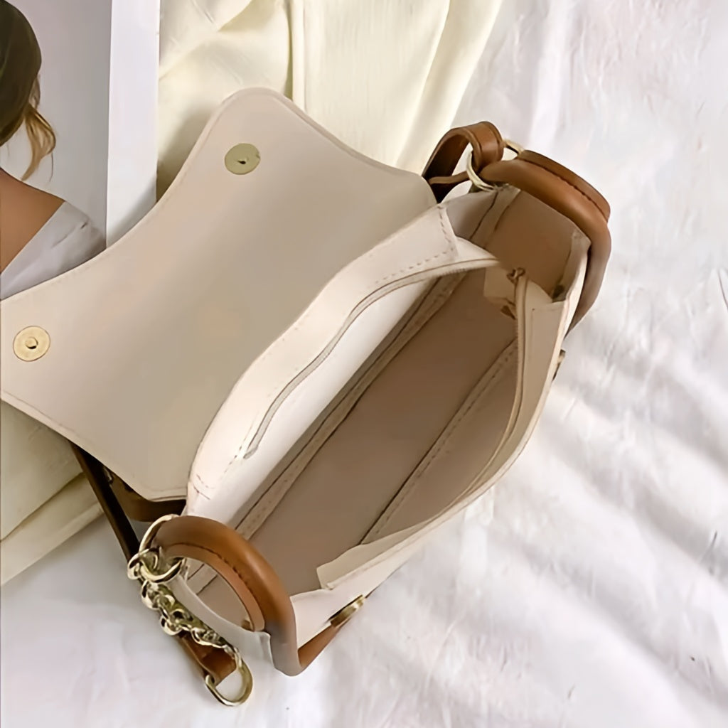 Korean Design Two-Tone Sling Bag