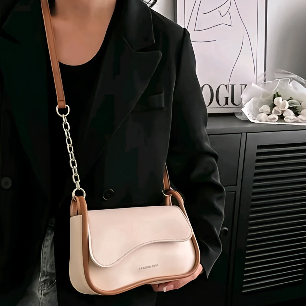 Korean Design Two-Tone Sling Bag