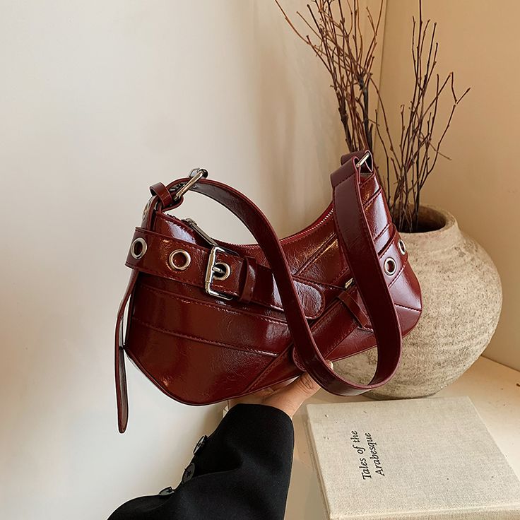 The 'Moto-Chic' Belted Baguette