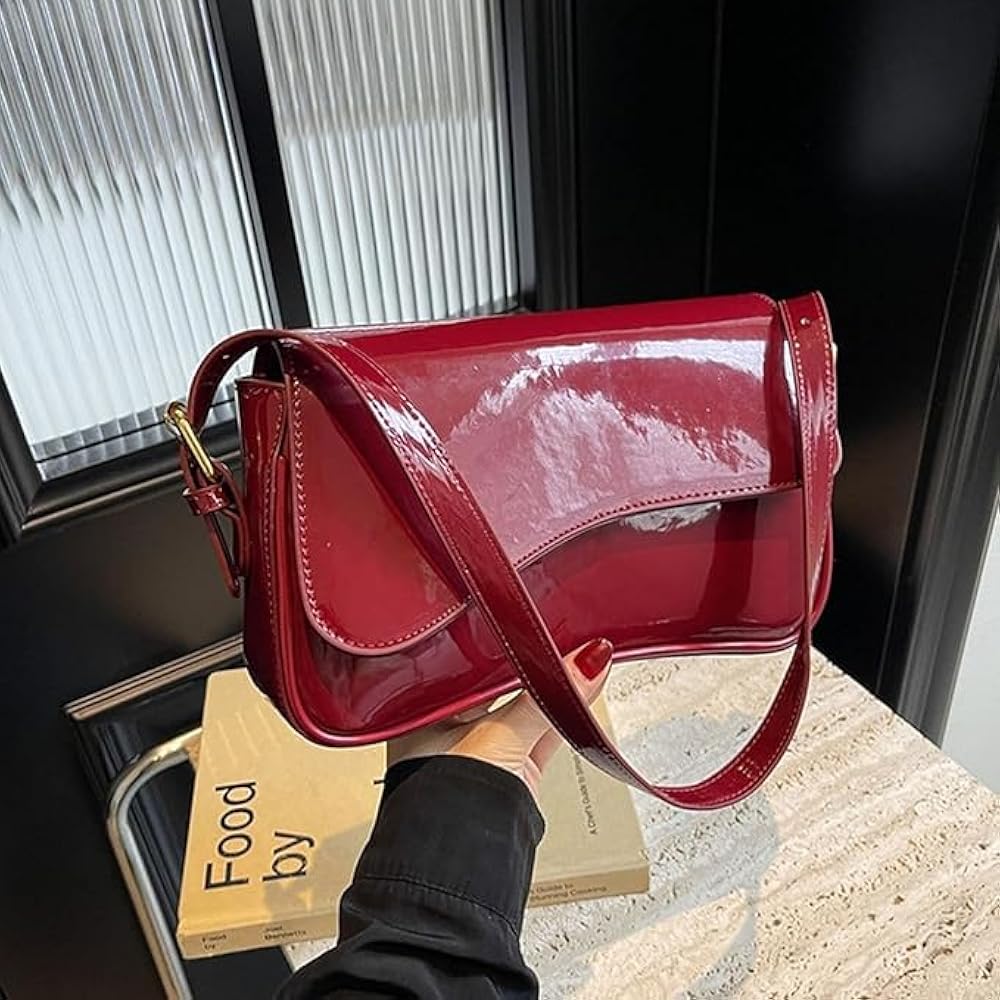 The 'Nova' High-Shine Cherry Baguette