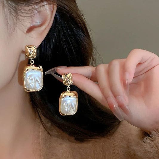 The Baroque Rectitude: Sculptural Gilded & Marbled Pearl Drops