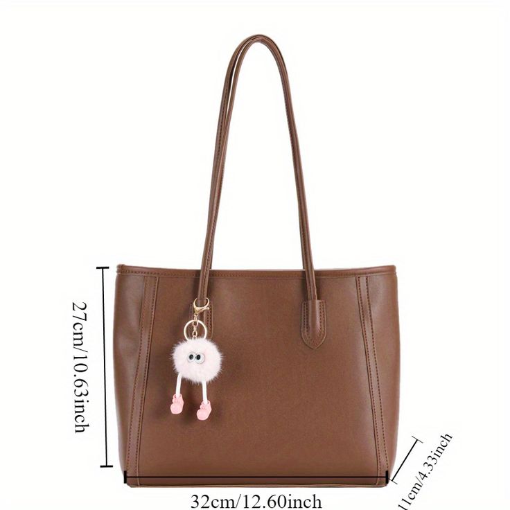 Heritage Architectural Tote in Earth Brown Vegan Leather