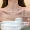 Vintage Butterfly & Pearl Choker – Gold Pavé Butterfly Drop Necklace
