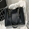 The Elysian Satchel – Cream & Cognac Contrast with Chain Detail