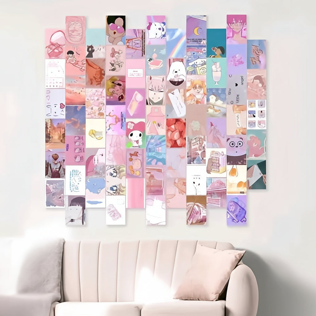The Kawaii Pastel Collection – 70-Piece Curated Anime & Aesthetic Gallery Set