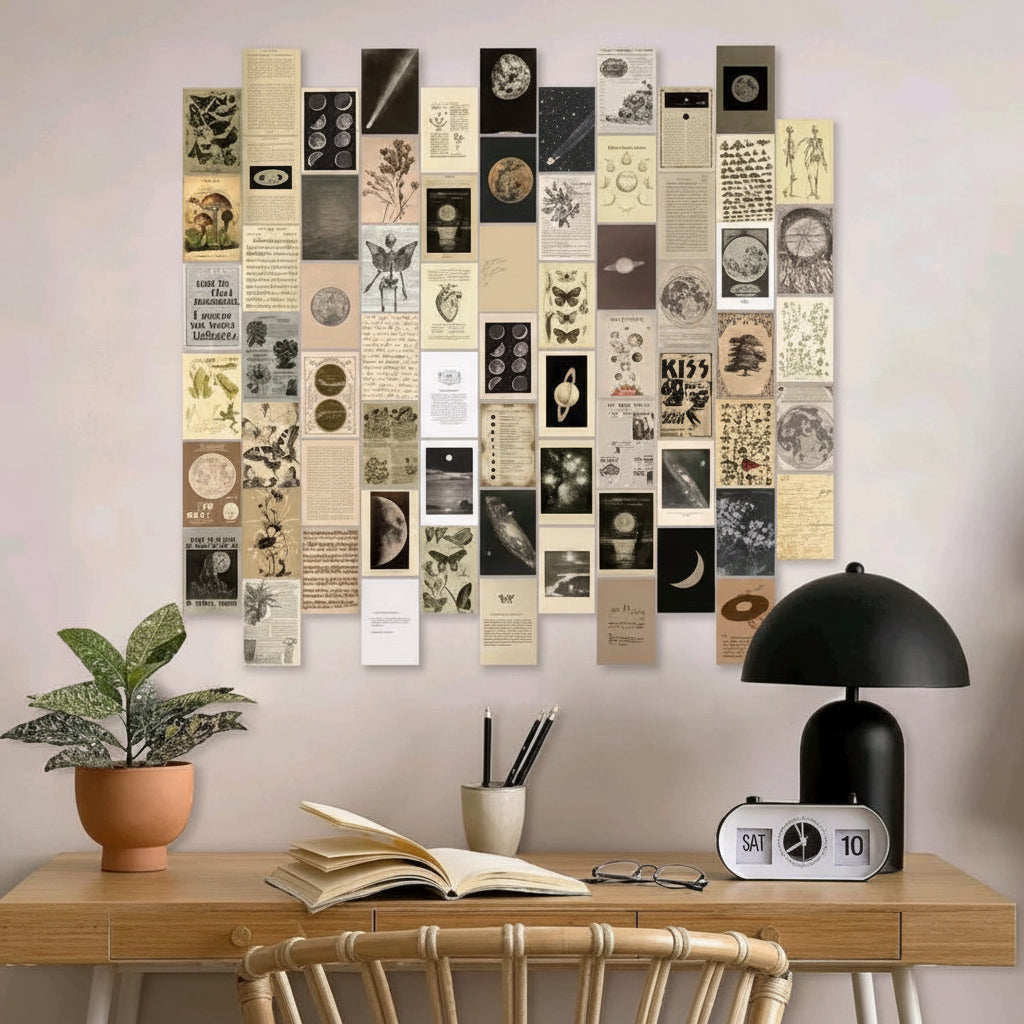 The Alchemist Wall Art Collection – 70-Piece Curated Botanical & Celestial Gallery Set