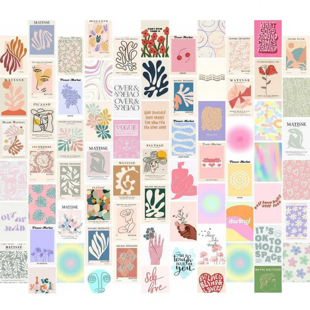 The Matisse Masterclass Collection – 70-Piece Curated Art & Affirmation Gallery Set