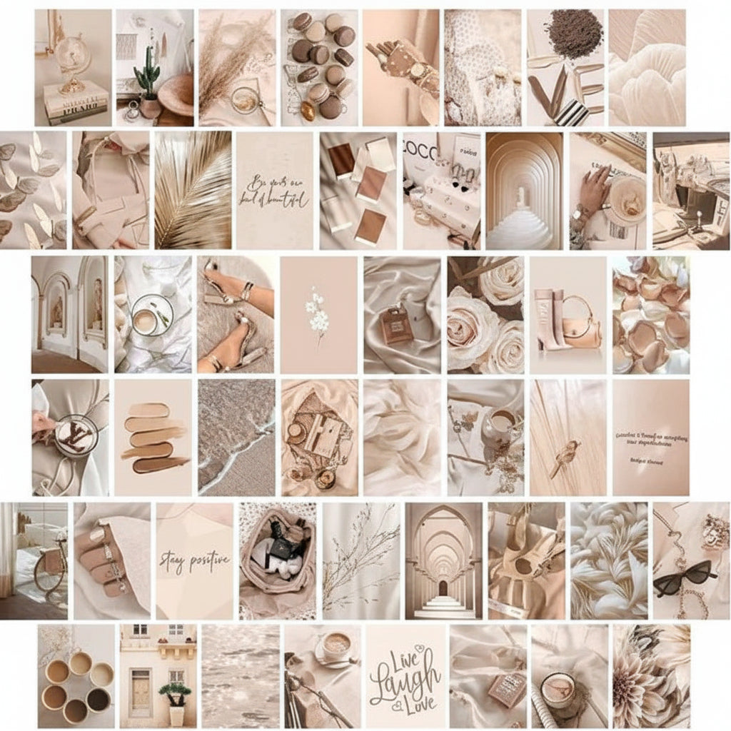 The Sahara Silk Collection – 50-Piece Curated Sand & Champagne Gallery Set