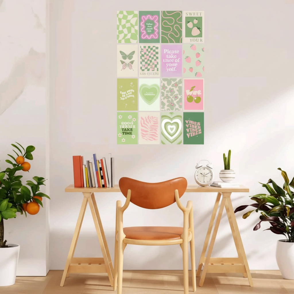 The Sage & Kindness Collection – 16-Piece Curated Gradient & Y2K Aesthetic Gallery Set