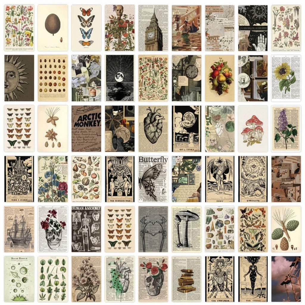 The Alchemist Wall Art Collection – 54-Piece Curated Botanical & Celestial Gallery Set