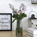 Smokey Obsidian – Elegant Hand-Blown Tapered Glass Floral Vase