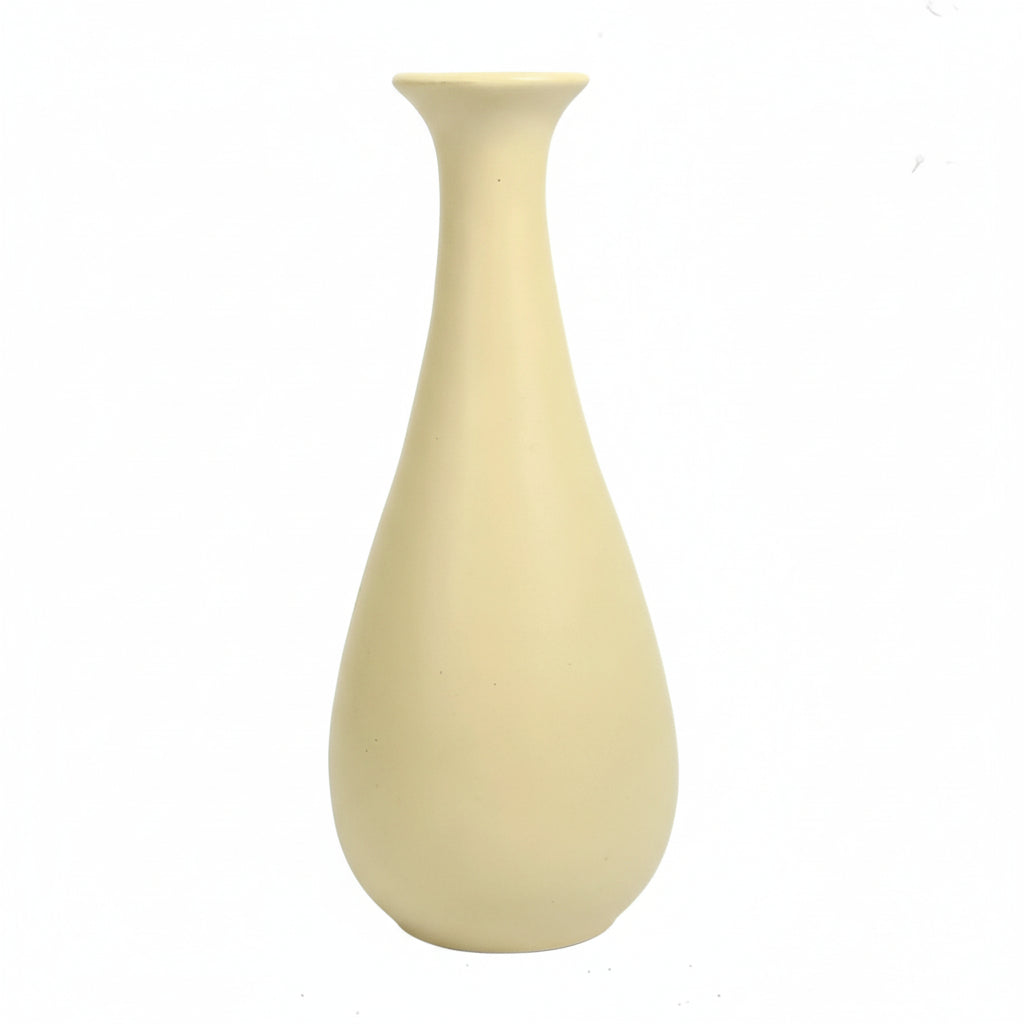 Sandstone Serenity – Earthy Matte Ceramic Bud Vase for Dried & Fresh Botanicals