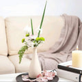 Sandstone Serenity – Earthy Matte Ceramic Bud Vase for Dried & Fresh Botanicals