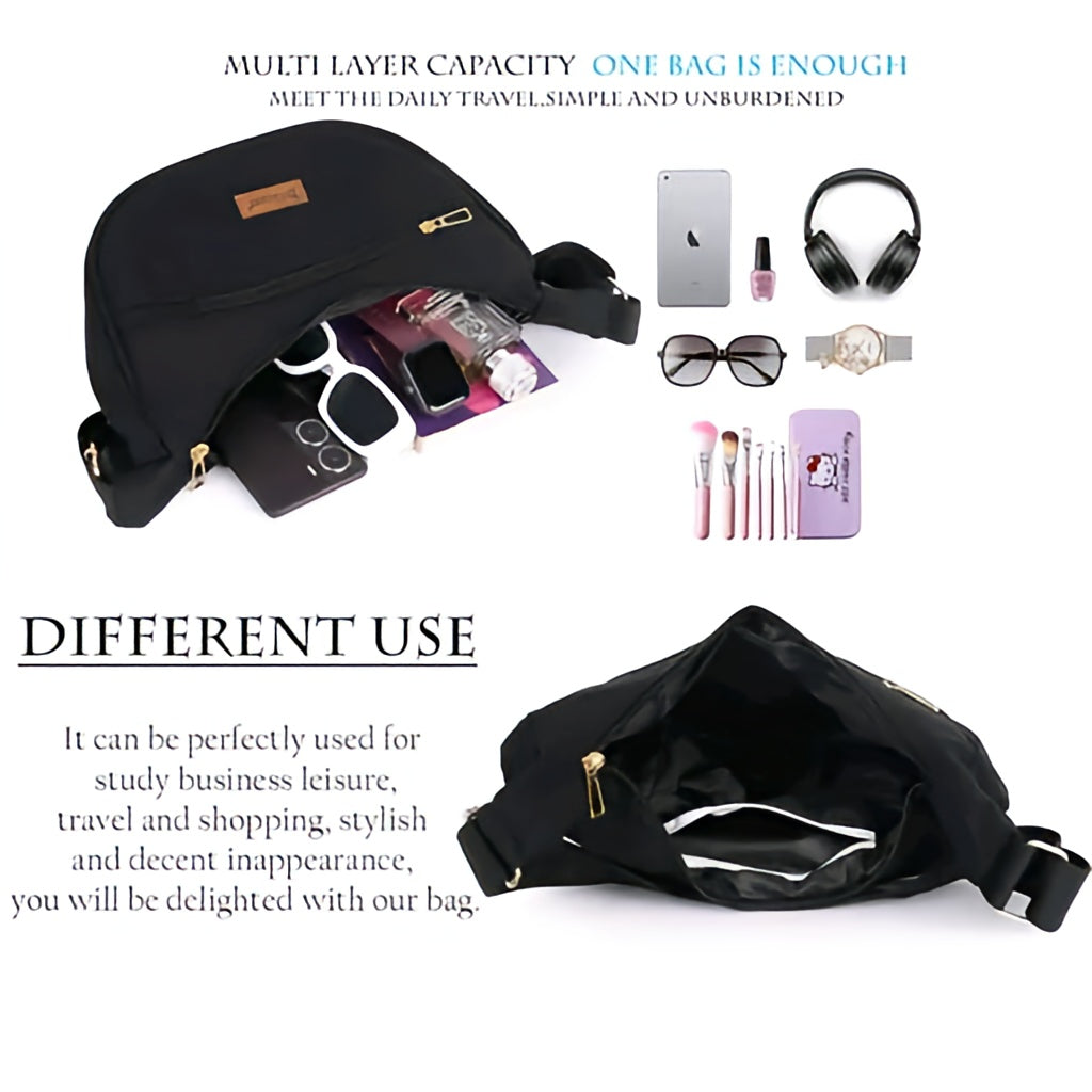 Small Half-Moon Crescent Shoulder Bag