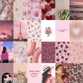 The Muse Wall Art Collection – 25-Piece Curated Rose & Blush Gallery Set